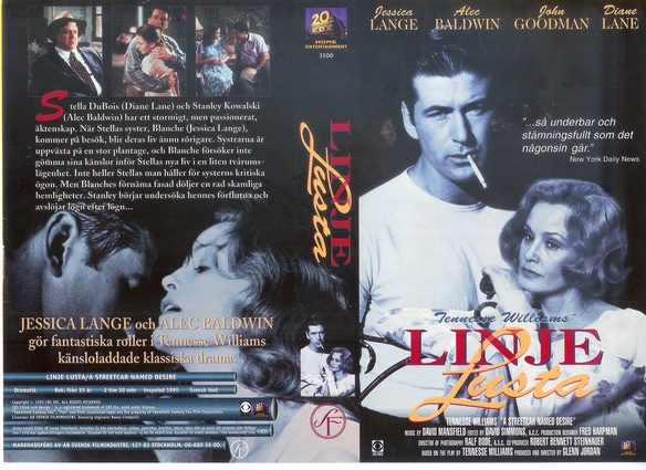LINJE LUSTA (vhs-omslag)
